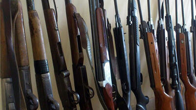 کشف ۱۰۰ قبضه سلاح شورشی و شکاری در لرستان