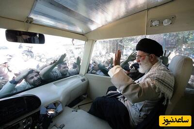 تذکر جدی رهبر انقلاب به عکاسان خبری در کرمانشاه/ با کفش  وارد نشوید+عکس