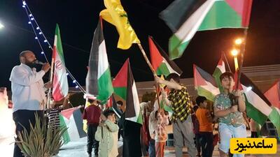 برگزاری جشن پیروزی بر اسرائیل در مساجد هرمزگان+عکس