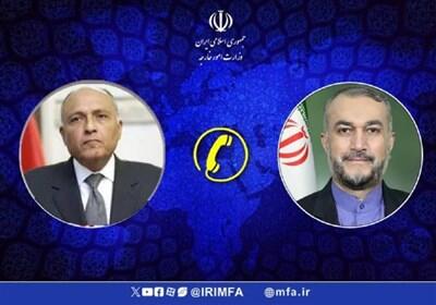 گفت‌و‌گوی تلفنی وزرای امور خارجه ایران و مصر - تسنیم
