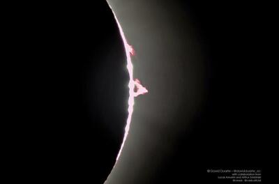 تصویر روز ناسا: خورشیدگرفتگی کامل چگونه به پایان رسید؟ | شبکه اطلاع‌ رسانی طلا و ارز