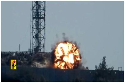 حمله سنگین حزب‌الله لبنان به مواضع اسرائیل/این مراکز نظامی اسرائیل هدف موشک قرار گرفت
