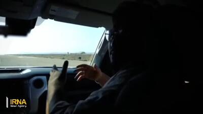 (ویدئو) لحظه پرتاب پهپاد ۱۳۶ سپاه از روی سقف یک خودرو