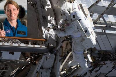 فضانورد ناسا از تجربه پیاده‌روی فضایی کاملا زنانه می‌گوید