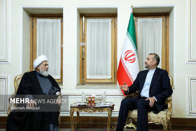 عکس/دیدار نایب رییس مجلس اعلای شیعیان لبنان با وزیر امور خارجه
