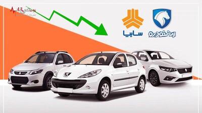 لرزه بر اندام بازار خودرو/سقوط آزاد قیمت‌ها در ۲۴ ساعت