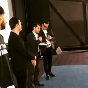 اهدای دکترای افتخاری به حامد آهنگی از دانشگاه علوم و فنون+ویدیو/ حقش بود نوش جونش