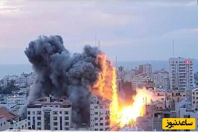 حملات دیوانه‌وار صهیونیست‌ها به نوار غزه