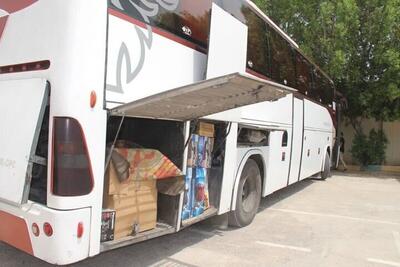 توقیف اتوبوس حامل لوازم آرایشی قاچاق در دیلم | شبکه اطلاع‌ رسانی طلا و ارز