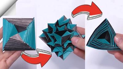 در خانه اسباب بازی کاغذی ضد استرس بسازید!