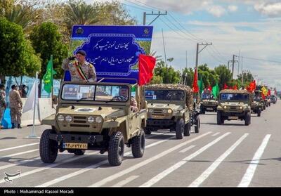 مراسم رژه روز ارتش در زنجان و بندرعباس
