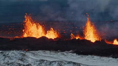 تصاویری هولناک از فوران آتشفشان در اندونزی + فیلم