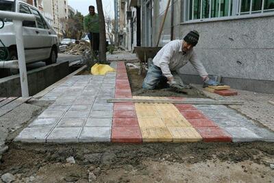 جزئیات پیاده روسازی در تهران | در این دو سال چقدر پیاده رو مناطق مناسب سازی شده‌اند؟