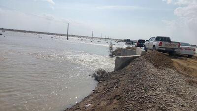 مسدود شدن راه 154 روستای نیکشهر و 470 مورد خاموشی فشار ضعیف