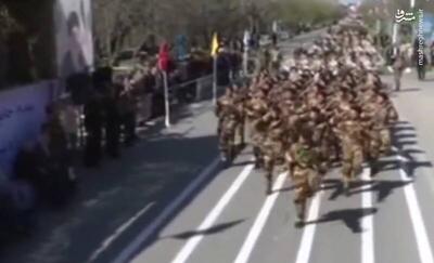 فیلم/ رژه نیروهای مسلح در روز ارتش در اردبیل