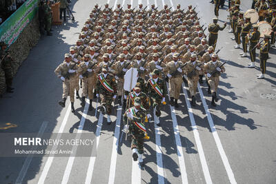 مراسم رژه روز ارتش - قزوین