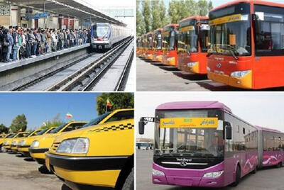 افزایش کرایه‌های مترو، اتوبوس و تاکسی‌ها از شنبه