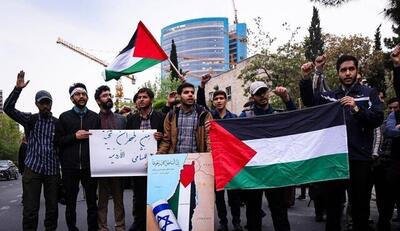 تجمع اعتراضی مقابل سفارت اردن در تهران | رویداد24