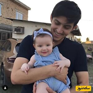 فوتبال بازی کردن سردار آزمون با نوا، دختر ناز و خوشگلش در خانه‌اش+ویدیو/ چقدر بابا بودن به سردار میاد😍