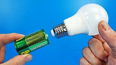 نحوه تعمیر کردن ساده و کاربردی لامپ LED با باتری قلمی (فیلم) | شبکه اطلاع‌ رسانی طلا و ارز