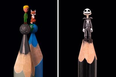 این هنرمند مدادهای معمولی را می گیرد و آنها را به آثار هنری باورنکردنی تبدیل می کند !
