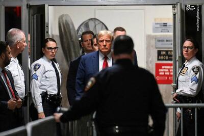 عکس/ ترامپ دوباره در دادگاه