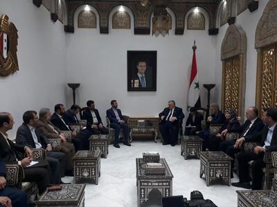 دیدار غریب‌آبادی با رئیس مجلس سوریه/ آمریکا و کشور‌های غربی سیاست دوگانه خود را در قبال تروریسم کنار بگذارند