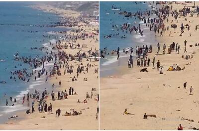 خشم اسرائیلی‌ها از تصاویر تفریح و شنای مردم غزه در ساحل دیرالبلح | خبرگزاری بین المللی شفقنا