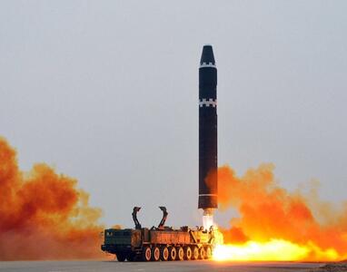 (ویدئو) آزمایش یک موشک قاره‎پیمای جدید در کره شمالی