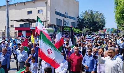 راهپیمایی مردم بوشهر