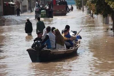 تصاویری از سیلاب در شهرستان زرآباد
