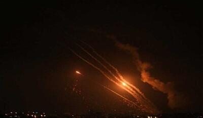انفجار مهیب در حمله موشکی حزب الله به یک پایگاه اسرائیلی+ فیلم