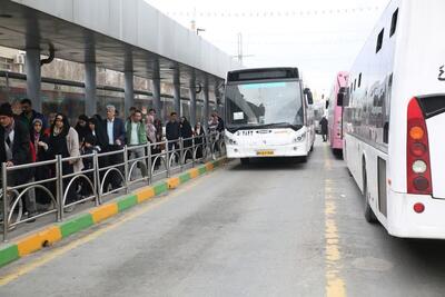 تغییر نرخ بهای خدمات سازمان اتوبوسرانی مشهد از یکم اردیبهشت ماه