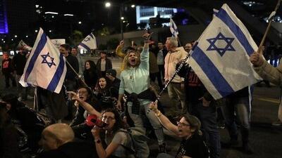 تظاهرات مجدد شهرک‌نشینان در تل‌آویو علیه کابینه نتانیاهو