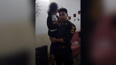 فیلم / پدر دختر 5 ساله اش را دار زد + فیلم گفتگو با پلیس که فرشته نجات شد