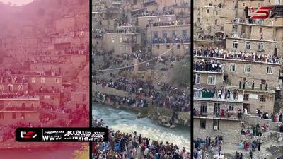 جشن هزار دف در روستای پالنگان + فیلم