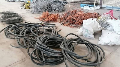 دستگیری سارق حرفه ای و کشف 500 متر کابل برق در اهواز