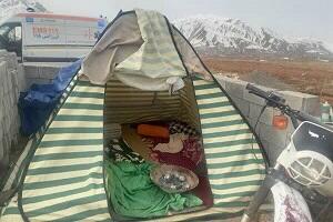 مرگ تلخ و دردناک دو مرد ایرانی داخل چادر مسافرتی