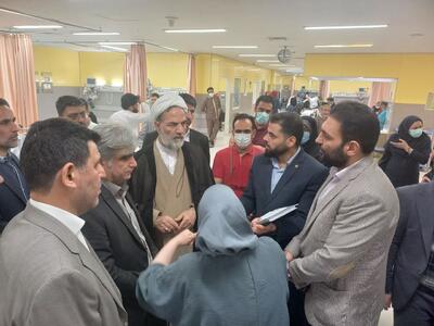 بازدید سرزده رییس دفتر بازرسی ویژه رییس‌جمهور از بیمارستان امام خمینی(ره)