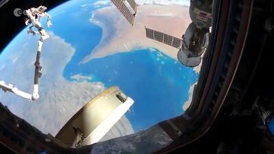 نمای زیبایی از خلیج فارس از ایستگاه فضایی (فیلم)