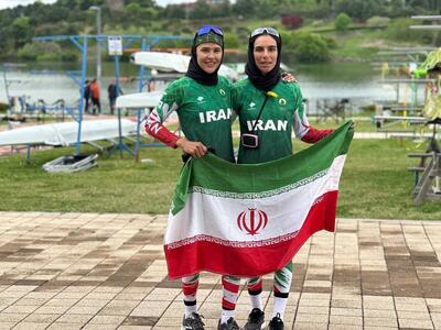 کسب اولین سهمیه قایق دونفره درتاریخ قایقرانی ایران