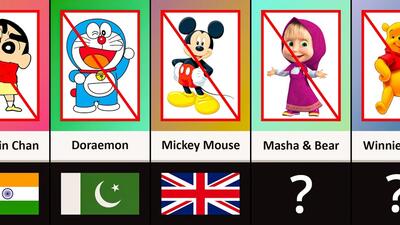 کارتون های ممنوعه از کشورهای مختلف اعلام شدند !