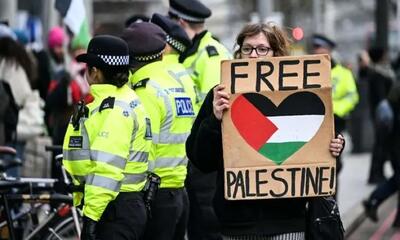 درخواست ها برای استعفای رئیس پلیس لندن در پی برگزاری تظاهرات حامیان فلسطین
