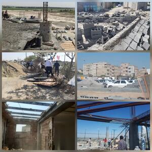 تخریب ۴ مورد ساخت و ساز غیرمجاز در نسیم شهر بهارستان