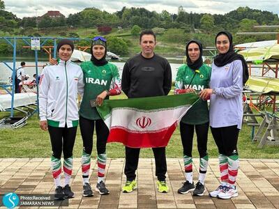 طوفان قایقرانان ایران در کسب سهمیه المپیک/ تاریخ سازی قایق ۲ نفره زنان