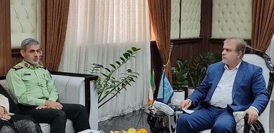 رئیس کل دادگستری مازندران با فرمانده انتظامی استان دیدار کرد