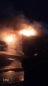 فیلم  آتش سوزی مهیب در بازار بندرعباس