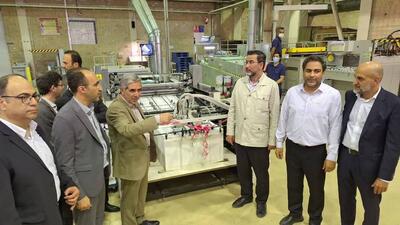 ۲ دستگاه چاپ سیلک در یک واحد صنعتی شهرستان آبیک به بهره برداری رسید