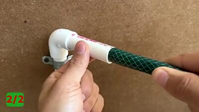 (ویدئو) یک روش مکزیکی جالب برای وصل کردن سریع شلنگ به لوله پلاستیکی آب