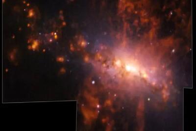 نقشه‌ای که راز یک انفجار کهکشانی بزرگ را برملا کرد